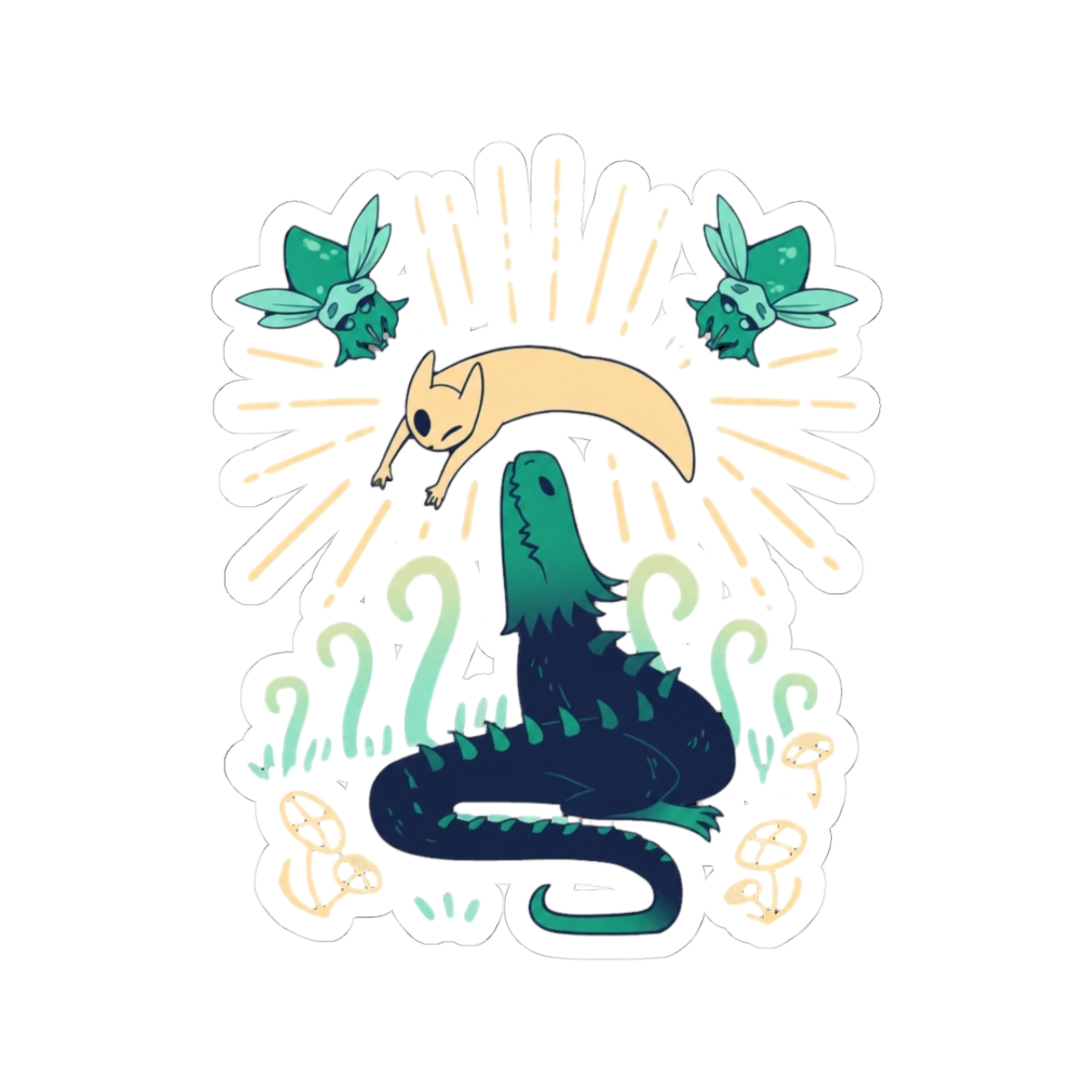 The Friend Tarot - Rain World Sticker