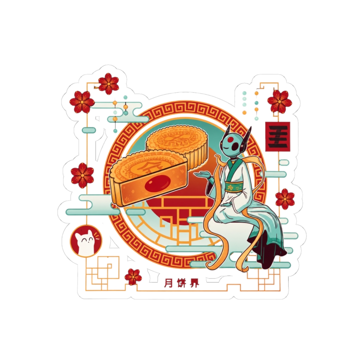 Mooncakes - Rain World Sticker