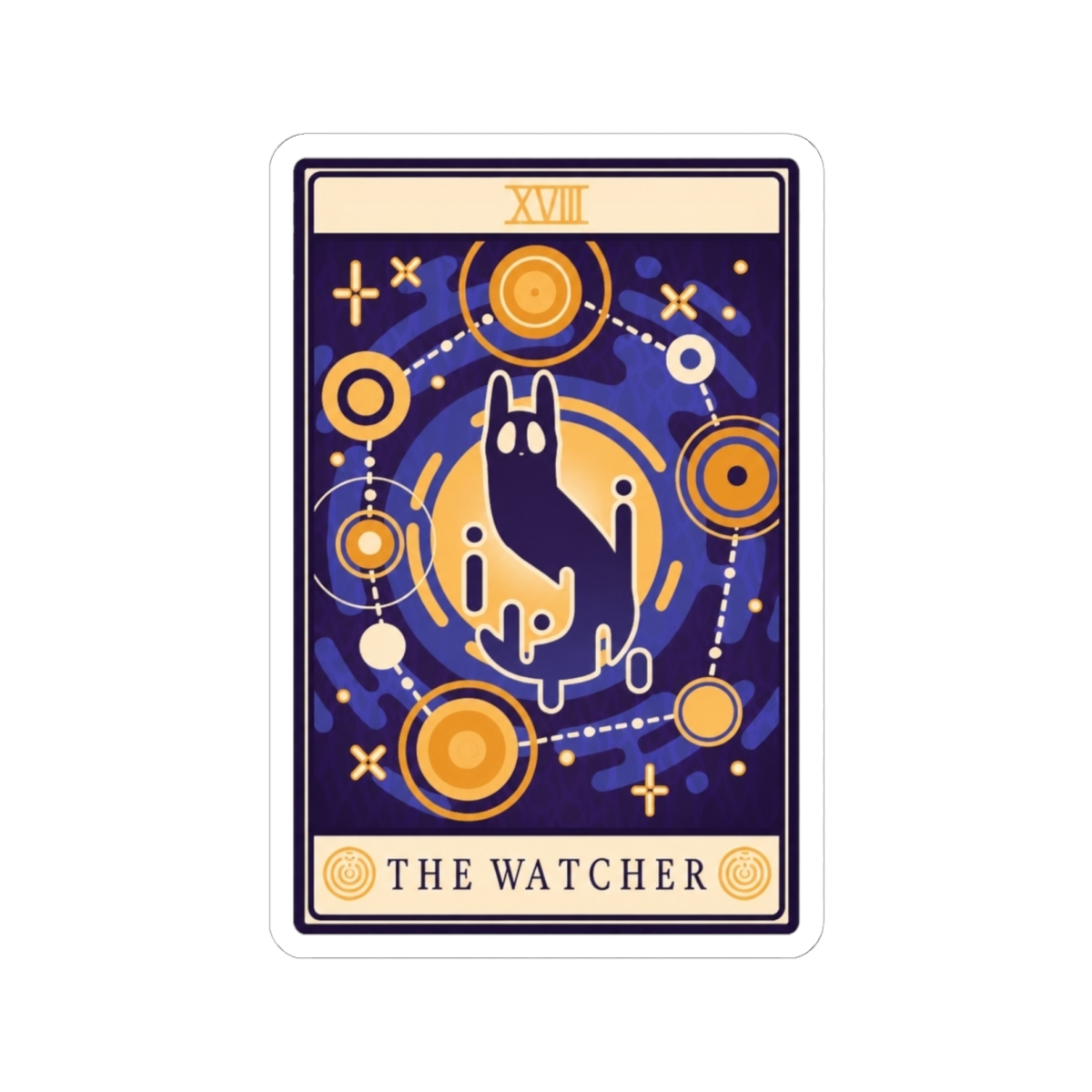 The Watcher Tarot - Rain World Sticker