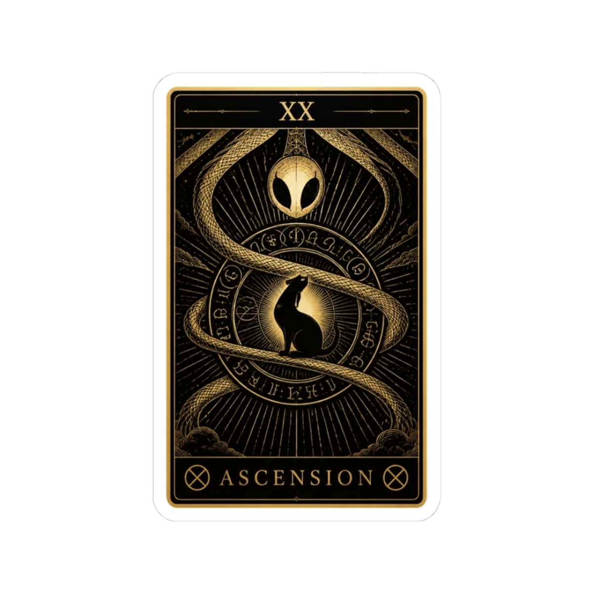 ASCENSION Tarot - Rain World Sticker