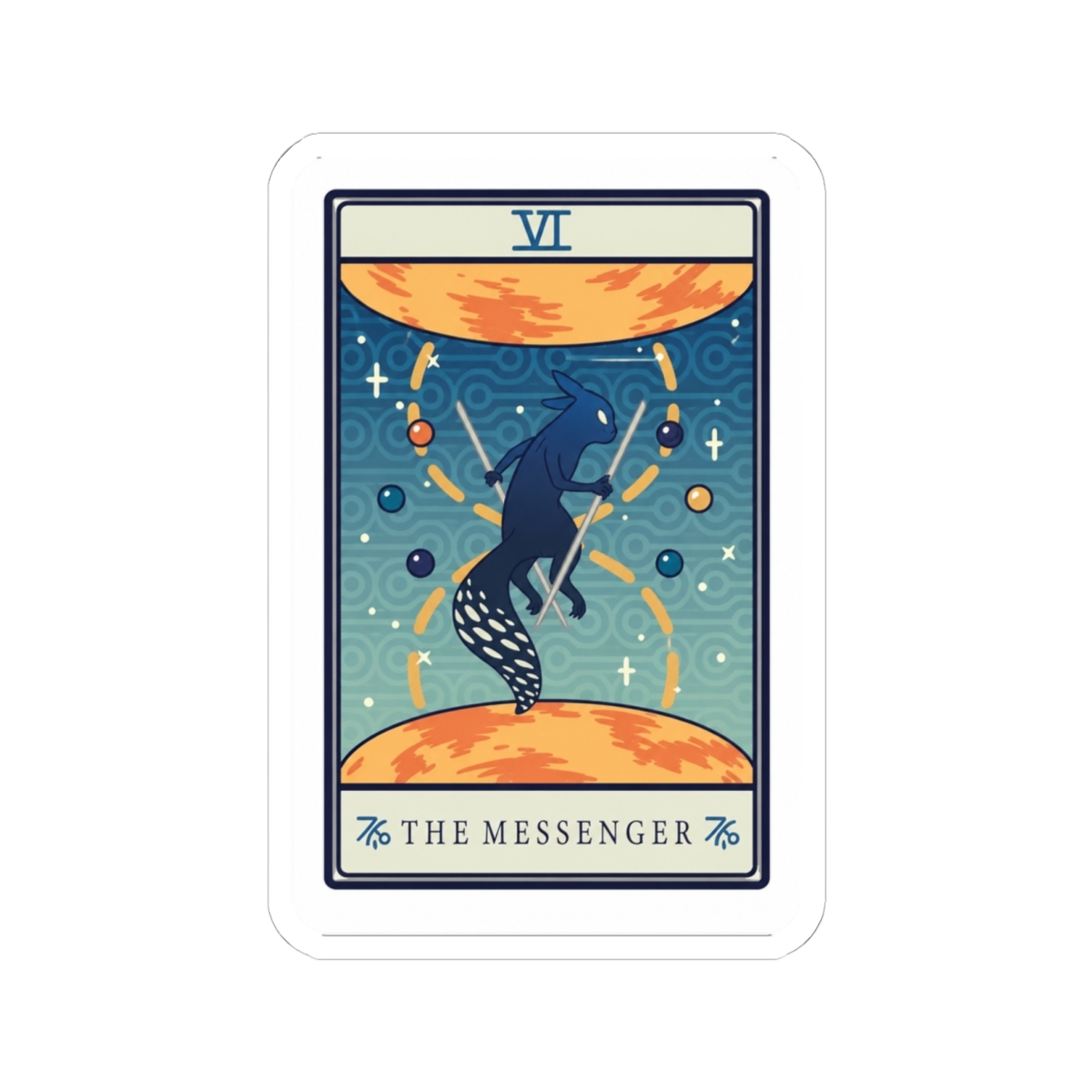 The Messenger Tarot - Rain World Sticker