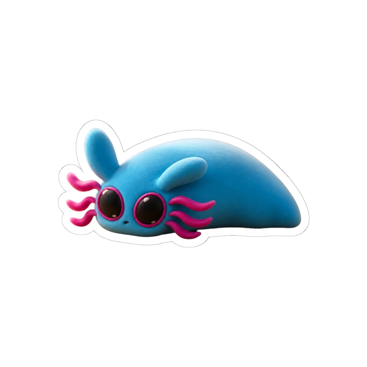 Rain World Scug - Rivulet (Ravioli) Sticker - alternate angle 2, merchandise