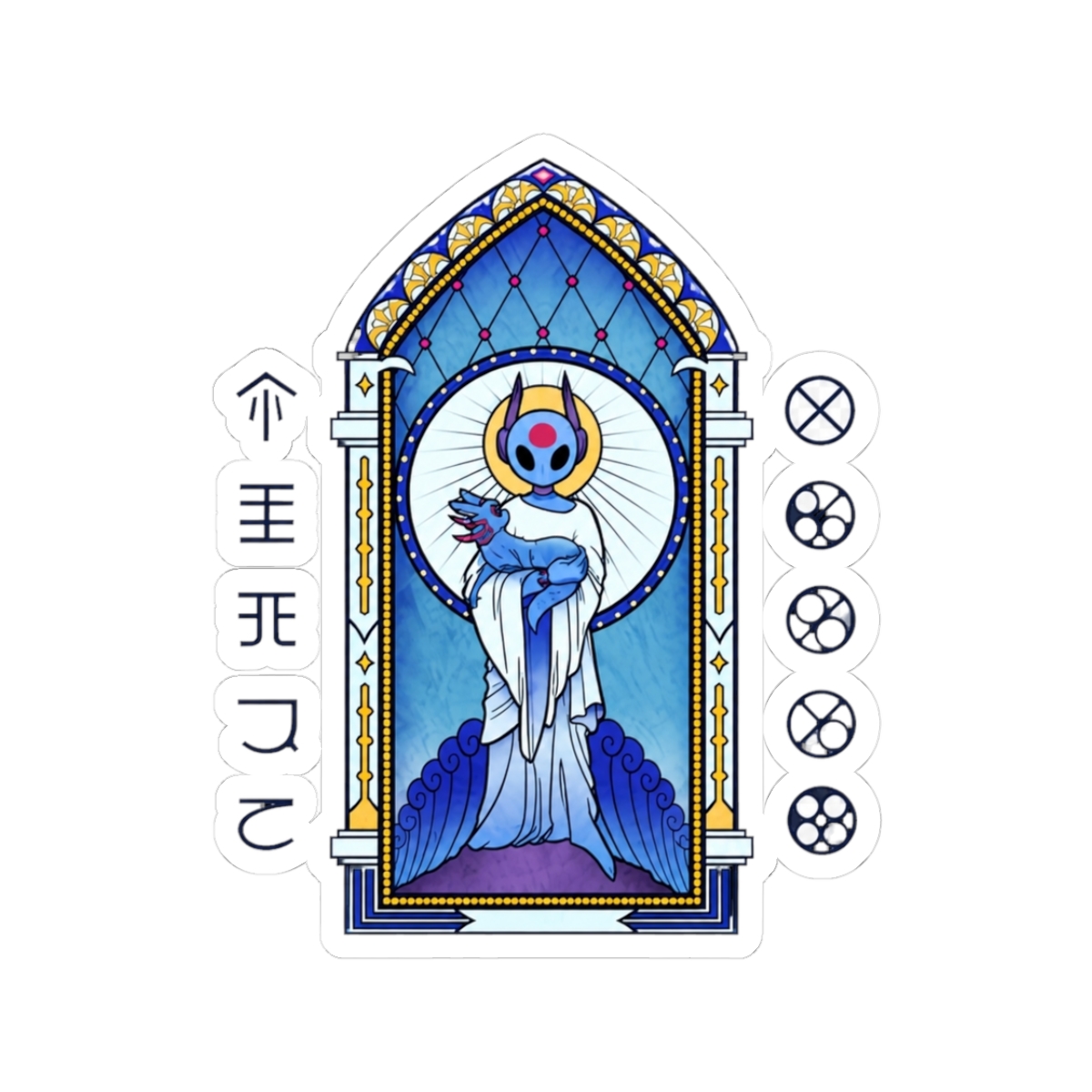 Moon Mosaic - Rain World Sticker
