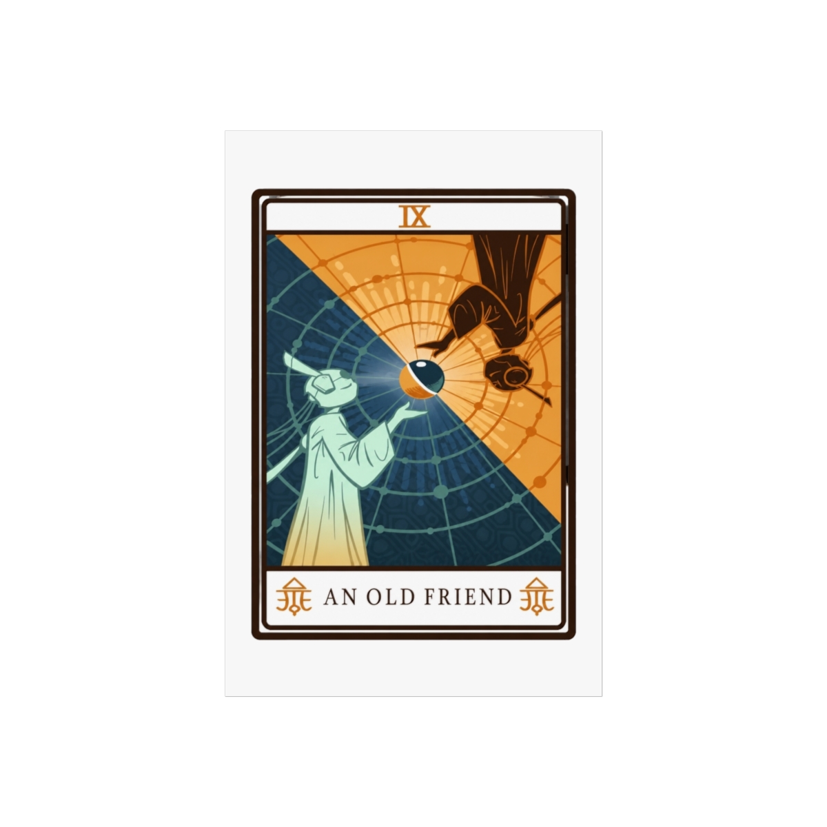 Monk Rain World Serene Journey Wall Art