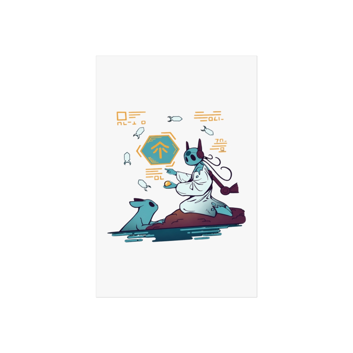 Hunter Rain World Fierce Hunt Wall Art