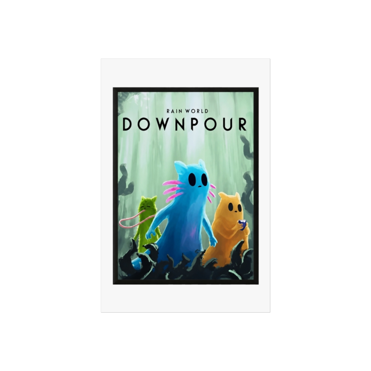 Rain World Video Game Colorfull Wall Art
